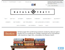 Tablet Screenshot of masala.dk