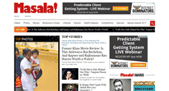 Desktop Screenshot of masala.com